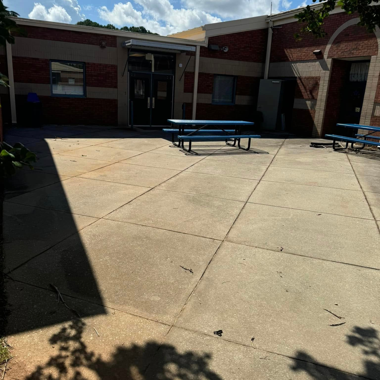 concrete cleaning before